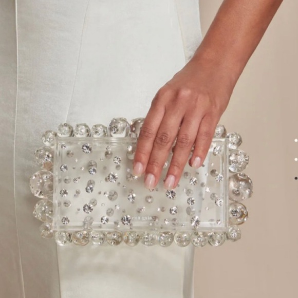 cult gaia Handbags - NEW Cult Gaia Eos Clutch Clear